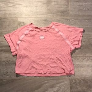 adidas pink crop top!